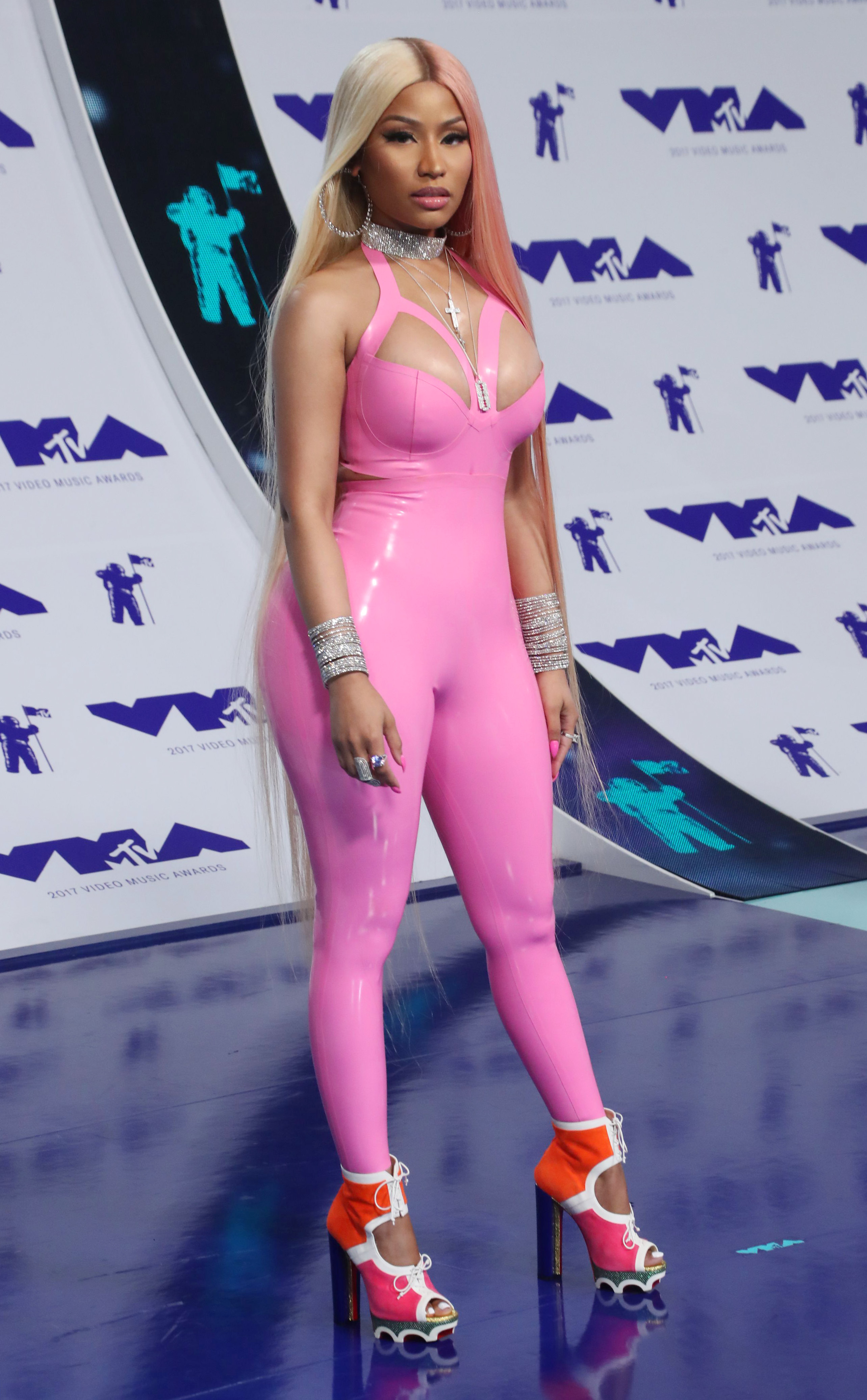 Lot Detail Nicki Minaj MTV Video Music Awards Red Carpet Worn Custom